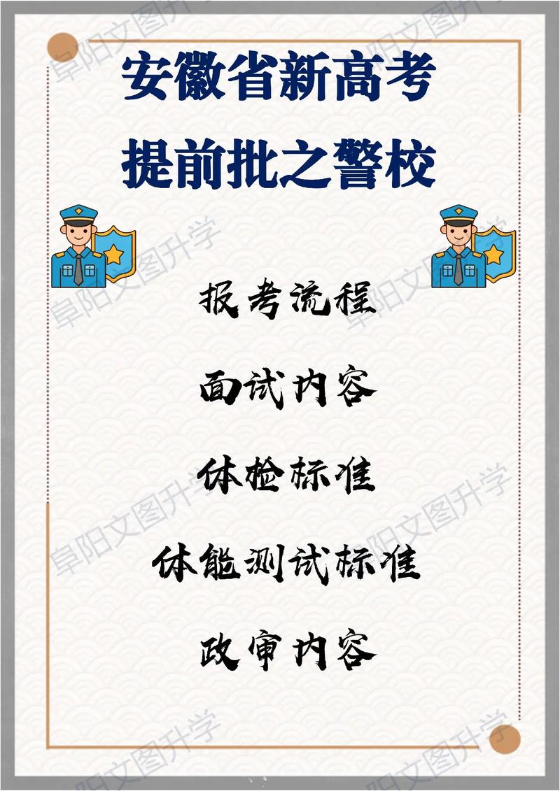 提前批警校怎么报名