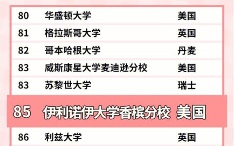 伊利诺伊大学香槟分校相当于国内什么大学？含金量高吗？