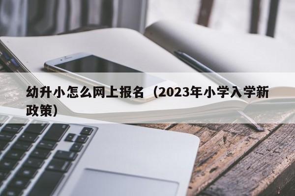 幼升小怎么网上报名（2023年小学入学新政策）