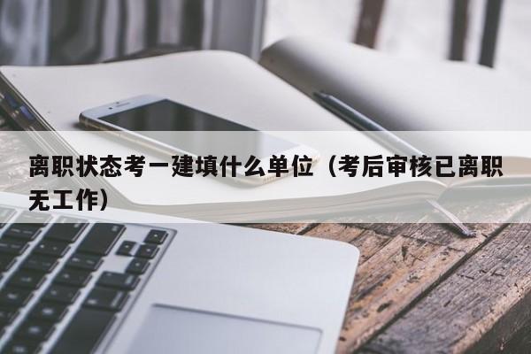 离职状态考一建填什么单位（考后审核已离职无工作）