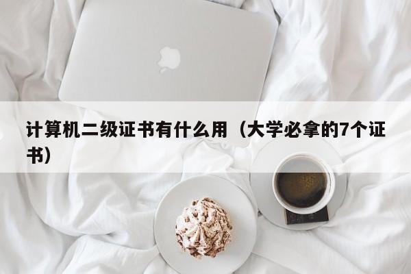 计算机二级证书有什么用（大学必拿的7个证书）