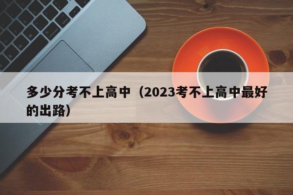 多少分考不上高中（2023考不上高中最好的出路）