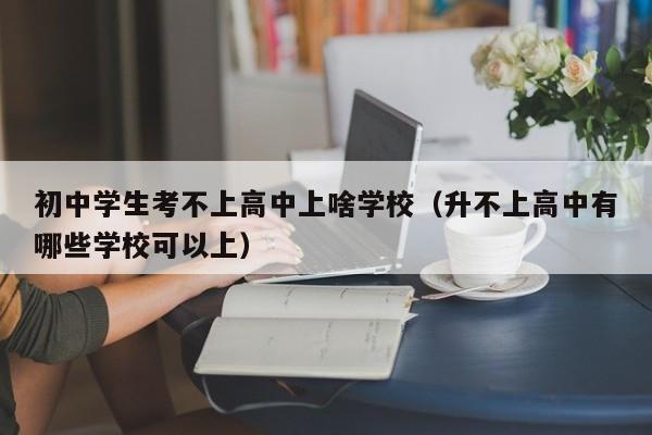 初中学生考不上高中上啥学校（升不上高中有哪些学校可以上）