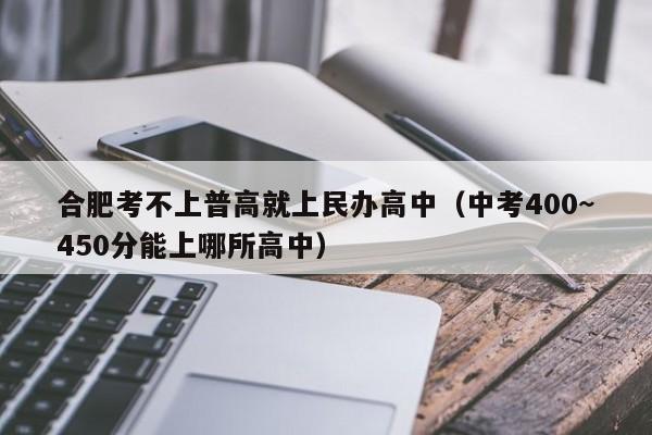 合肥考不上普高就上民办高中（中考400~450分能上哪所高中）